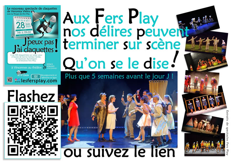 Le spectacle annuel des fers plays aura lieu le 28 juin 2025 !