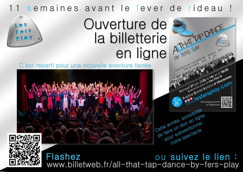 Le nouveau spectacle des Fers play dans 11 semaines
